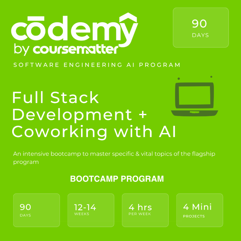Full Stack Development + Coworking with AI (Bootcamp - 90 Days)