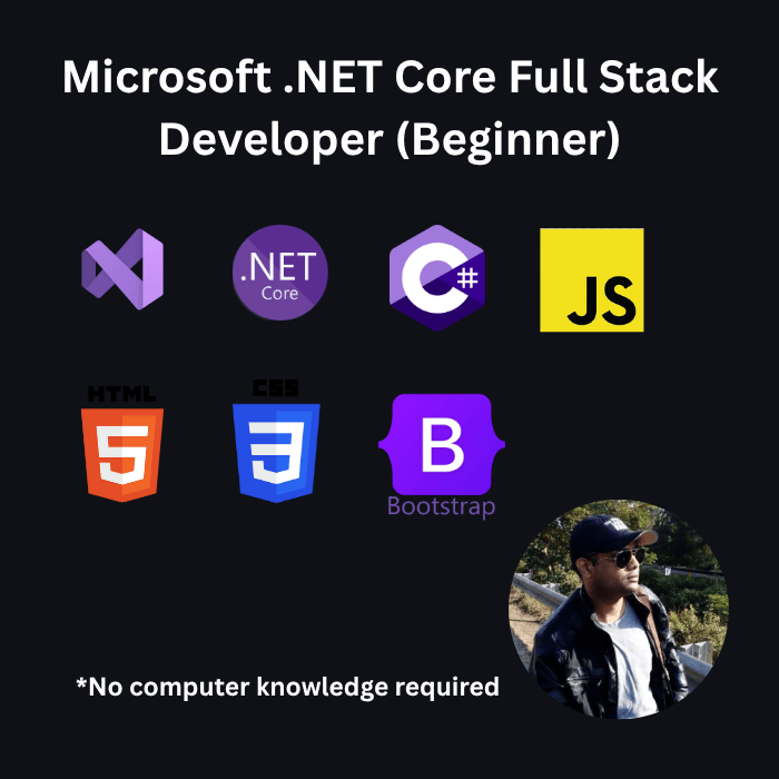 Microsoft .NET Core Full Stack Developer (Beginner To Intermediate)